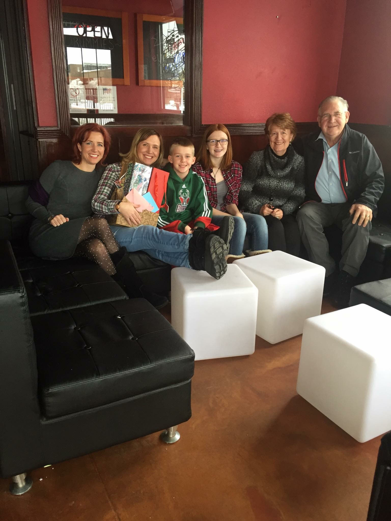 PHOTO: A flash drive belonging to Heidi Staats, second from left,  and her family, pictured here, was found inside a donated box at a Wisconsin Goodwill.