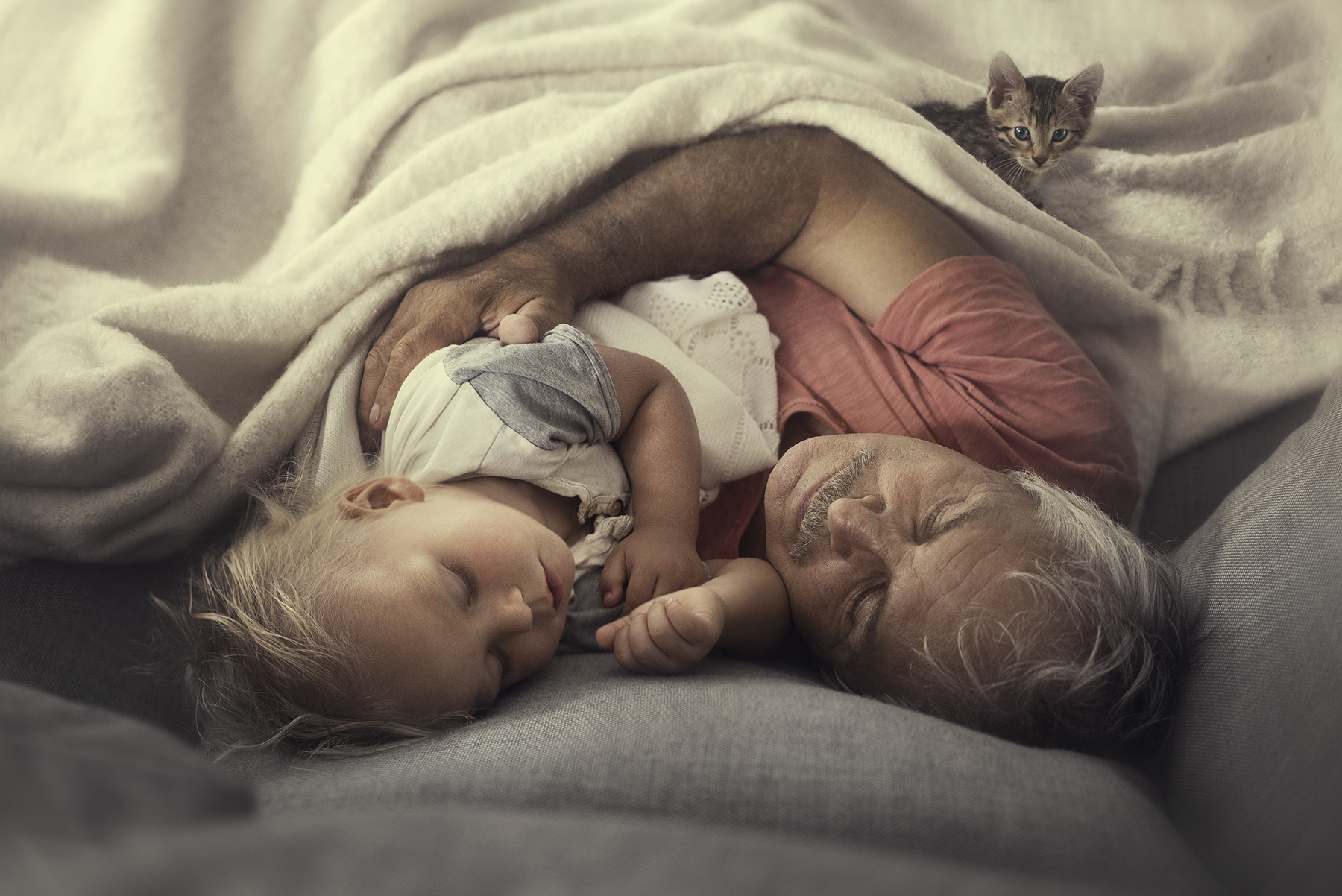 PHOTO: Photographer Ivette Ivens captures the bond between grandparents and grandchildren in her new series 'Generations.'