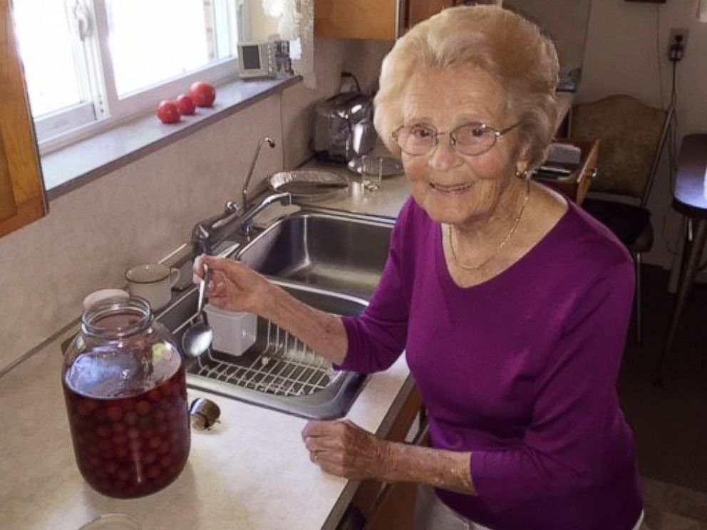 PHOTO: The cherry-infused vodka Hedy Steinbart, 92, made for her family for decades is now on the market. 