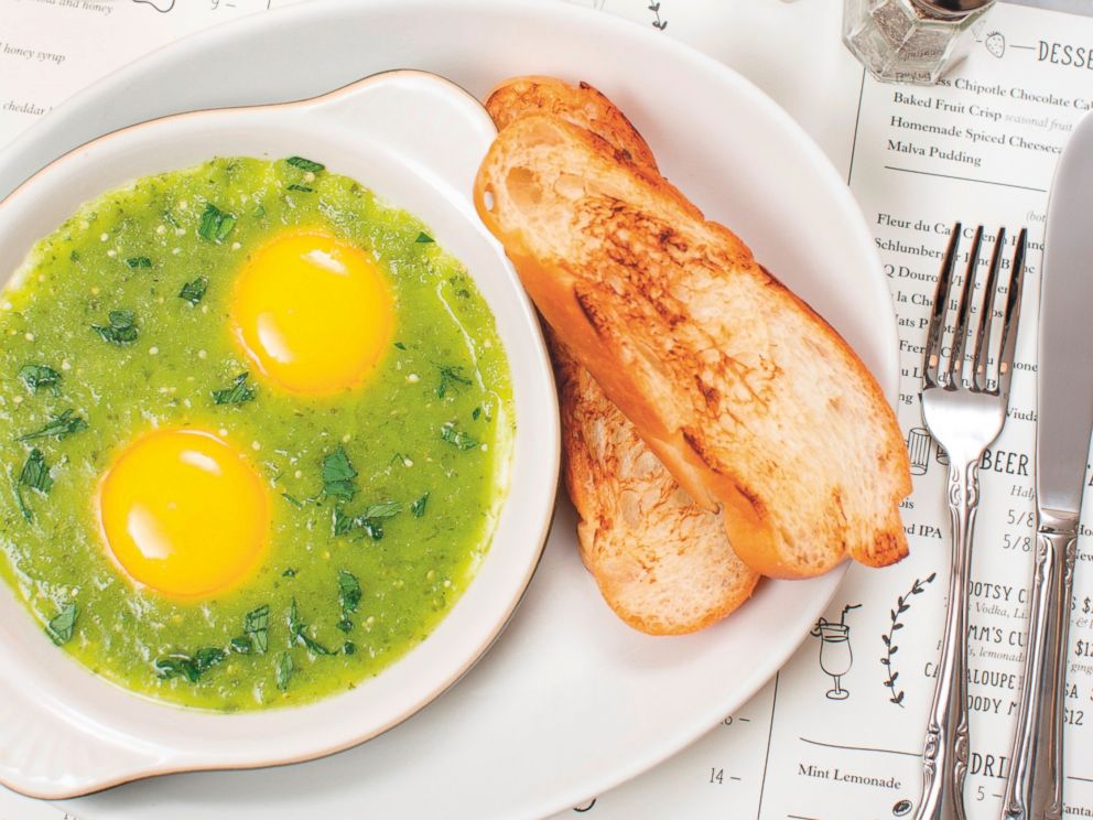 PHOTO: Green Shakshuka from Jacks Wife Freda in New York City.