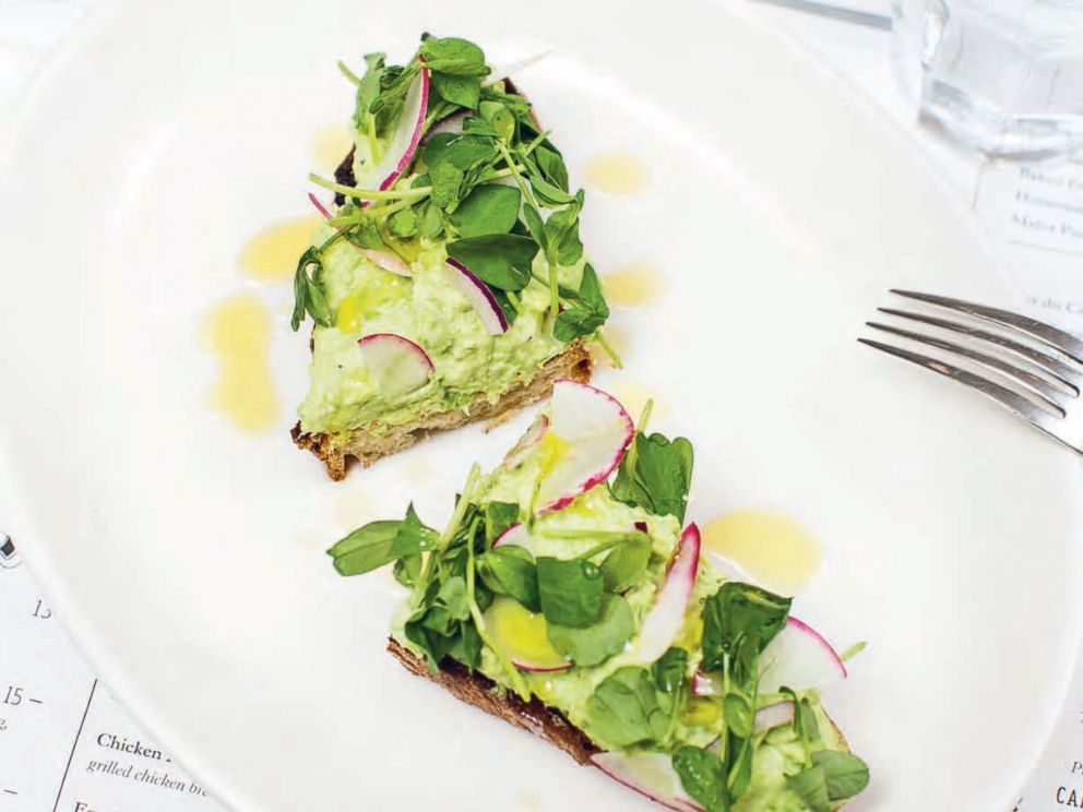 PHOTO: Pea and ricotta toast from Jacks Wife Freda in New York City.