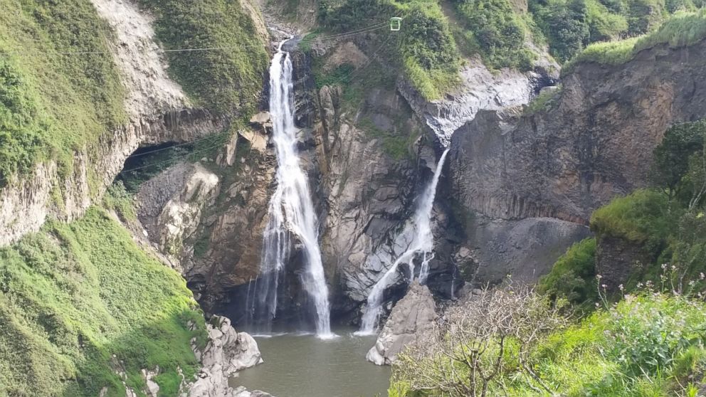 PHOTO: La Casa Verde is located in Banos, Ecuador, and is near the Agoyan waterfall and the Rio Pastaza, a tributary of the Amazon River.