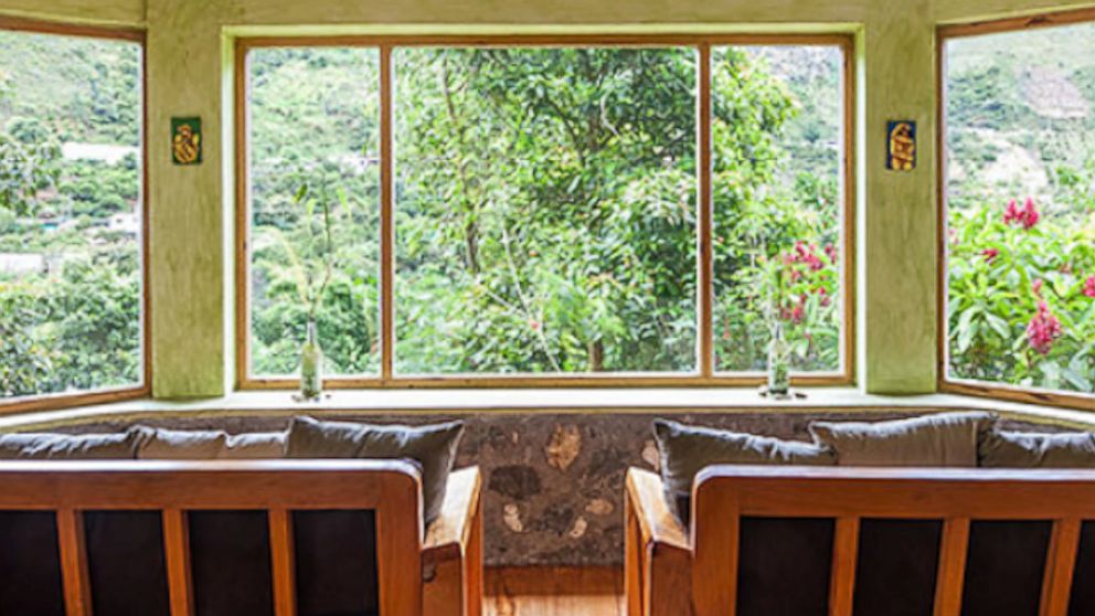 PHOTO: La Casa Verde has huge windows perfect for bird watching, including the hummingbirds that frequent the property. 
