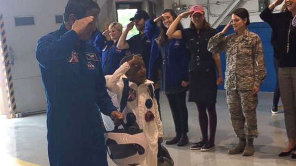 Zayden Wright, 7, saw his wish of traveling to Saturn come true thanks to the help of virtual reality and and Make-A-Wish Georgia.