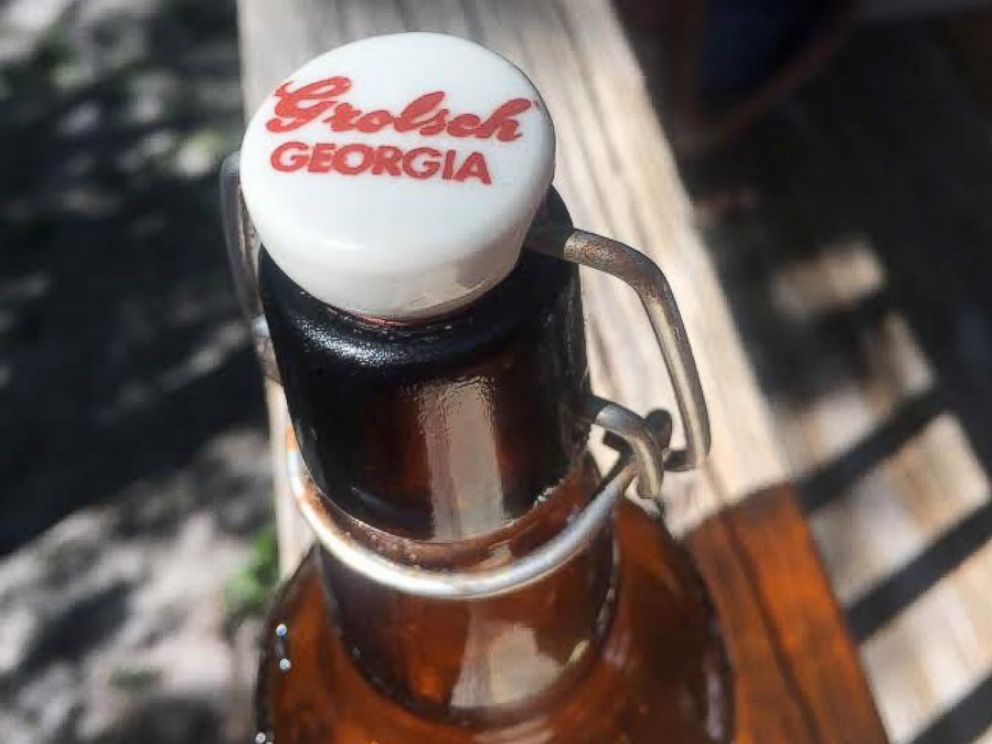 PHOTO: Ryan Burchett found a message in a bottle Doug Stephens sent in 1981 from Fernandina Beach, Florida.