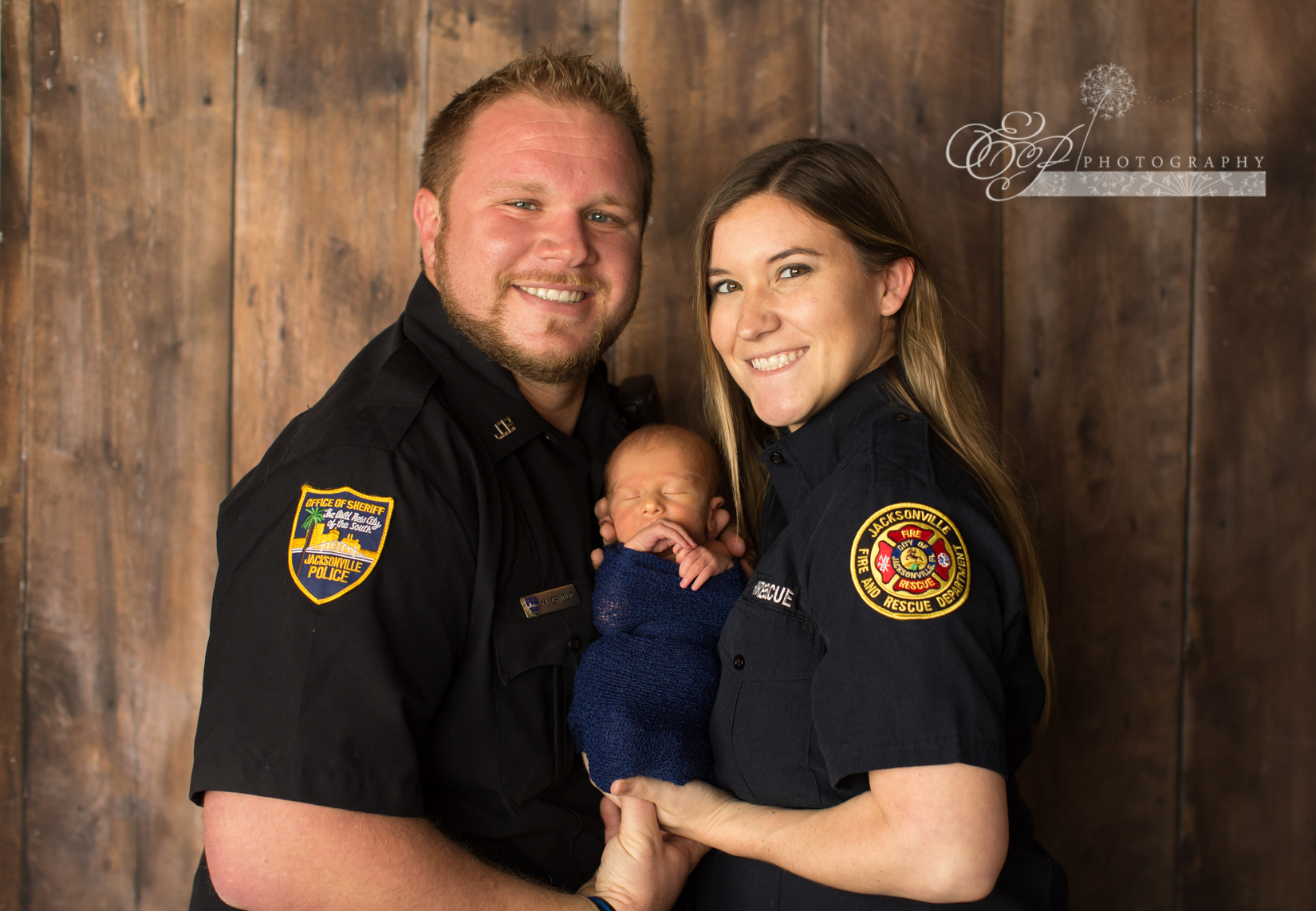 PHOTO: Baby Enzo's mom, Caroline Crnolic, 27, is a firefighter for the Jacksonville Fire and Rescue Department and dad Mirza Crnolic is a police officer with the Jacksonville Sheriff's Office in Jacksonville, Fla. 