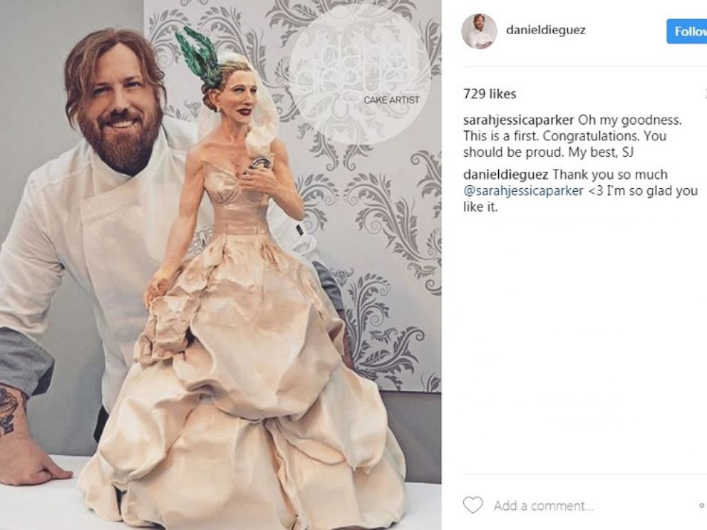 PHOTO: Cake artist Daniel Dieguez said he made the Sarah Jessica Parker cake in just two days for the Cake International show in London.