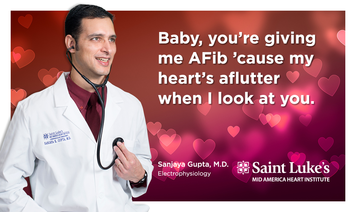 PHOTO: These Kansas City cardiologists created hilarious heart-healthy memes to celebrate Valentine's Day. 