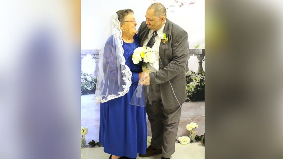 PHOTO:  Love was in the air at Carolina SeniorCare in Lexington, North Carolina, on June 22 as nine couples renewed their vows