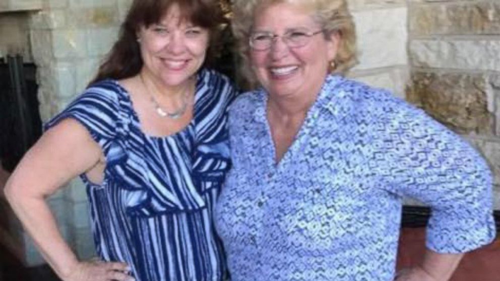 PHOTO: Sharon Glidden, 52, met her biological mother, Donna Pavey, 71, May 5, 2017, in Texas. 