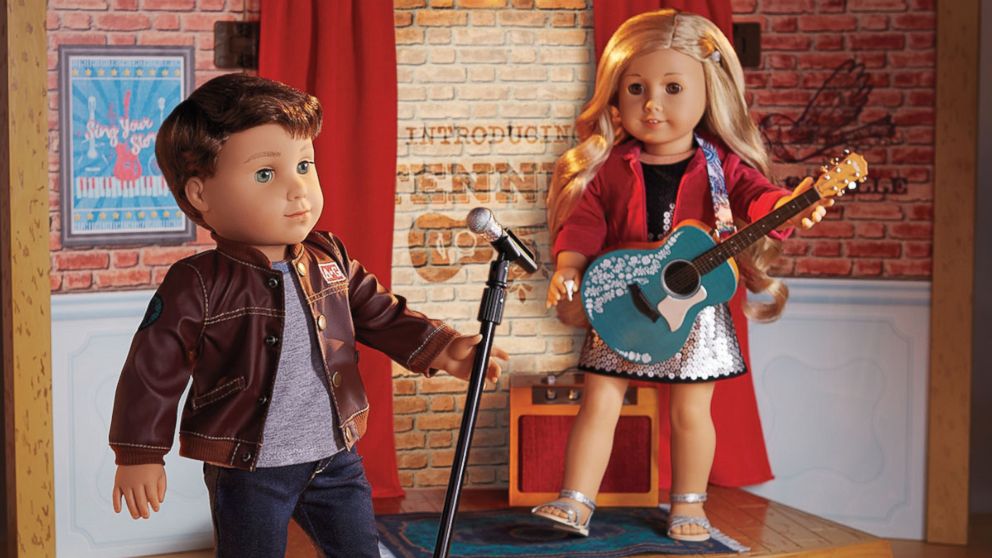 PHOTO: New American Girl characters Tenney Grant and Logan Everett.