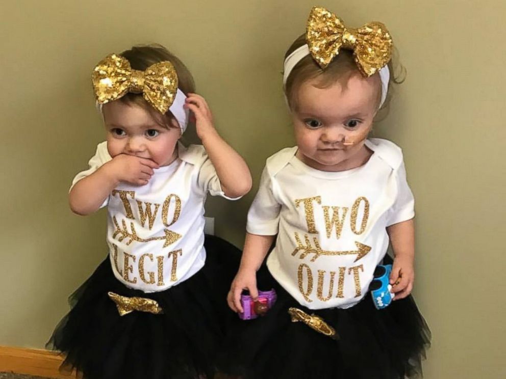 PHOTO: Twins Kenedi and Kendal Breyfogle were both diagnosed with leukemia August 17, 2015. Kenedi is currently in remission.