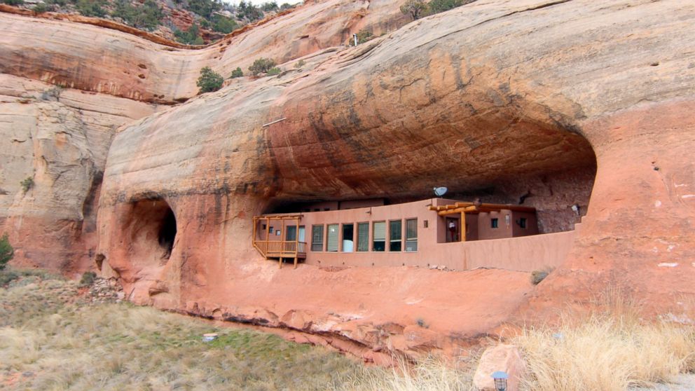 This 12-acre home is built inside the Montezuma Canyon in Monticello, Utah.
