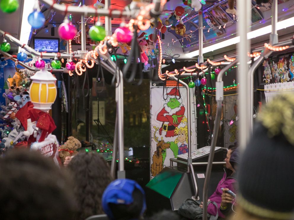 Driver Keeps Commuters Jingling All the Way With ChristmasThemed