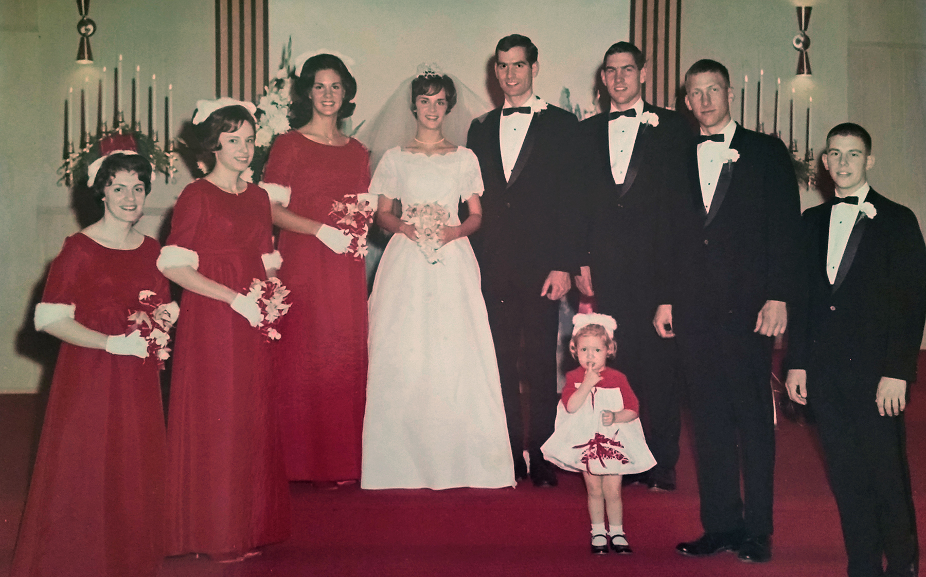 PHOTO: Sandy and Jim Zahn are celebrating their 50th anniversary at the same hotel where they stayed on their Dec. 22, 1966 wedding night. The wedding party.