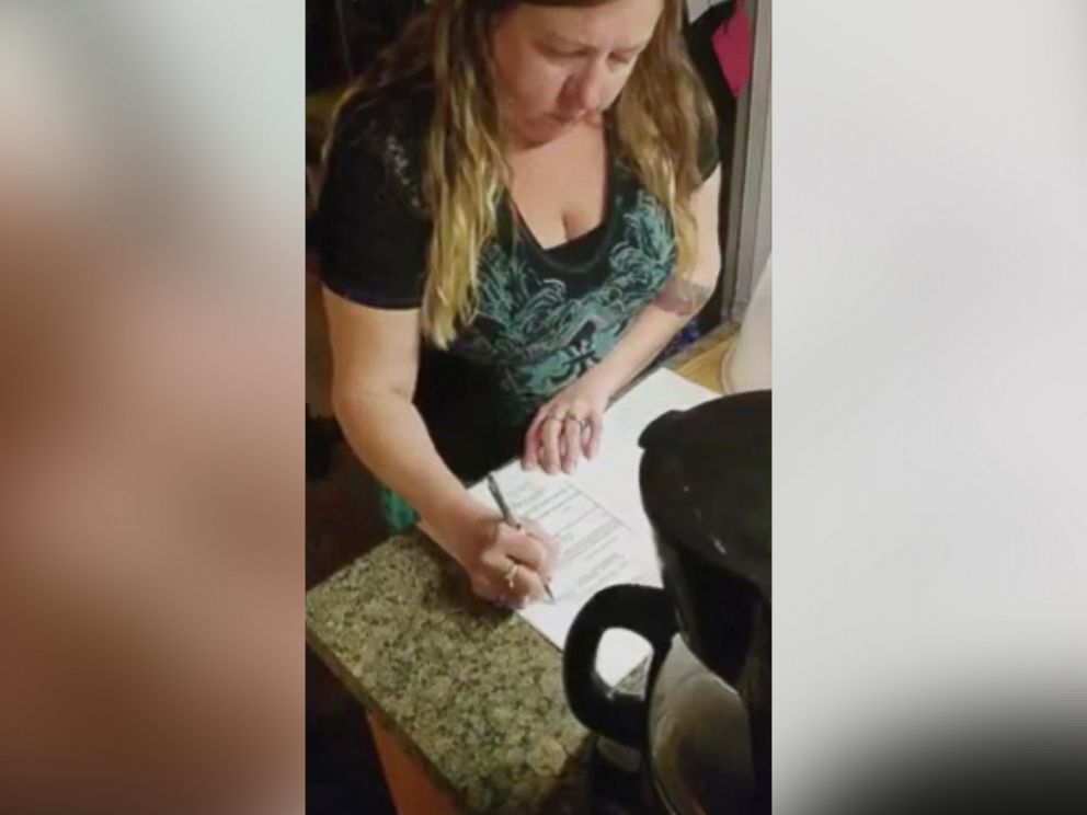 PHOTO: Emily Gopear, 20, and Christina Gopear, 23, of Pennsylvania, asked their stepmother Diana Gopear to adopted them on March 30 and March 31.