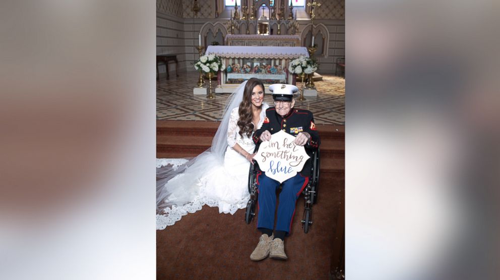 marine dress blue wedding