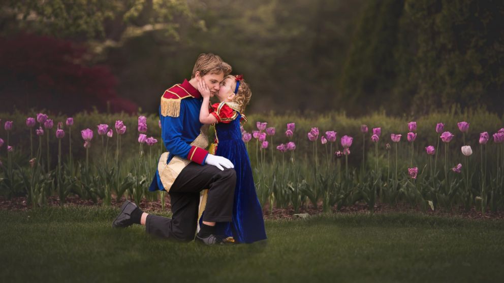 PHOTO: Christina Angel's children requested this Prince Charming-themed photo shoot.