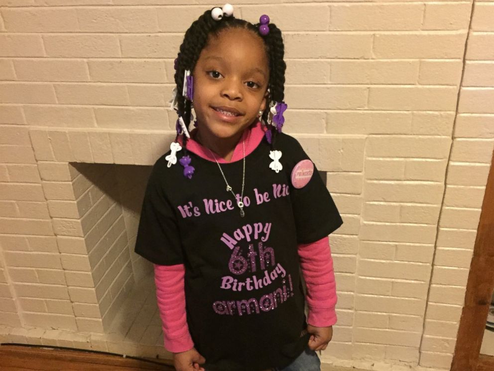 PHOTO: Artesha Crews daughter Armani wanted to feed the homeless instead of having a traditional birthday party when she turned 6 on March 5.