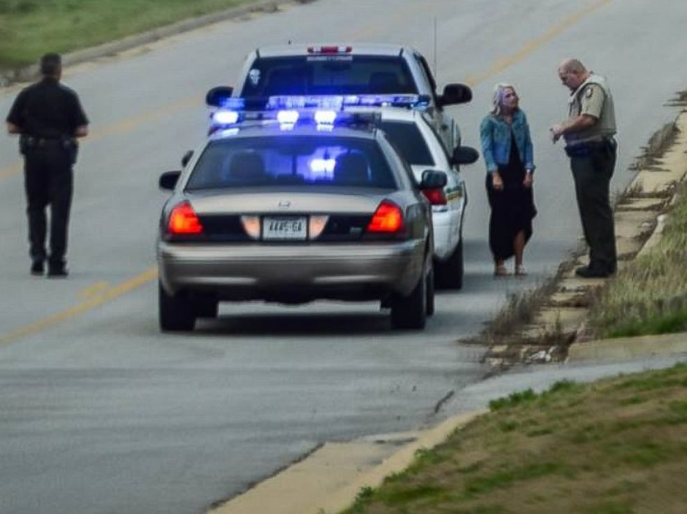 PHOTO: Greg Morris, 20, of Medina, Tenn., proposed to Brooklyn Schrupp, 20, on Feb. 24 after playing on prank on her with the Gibson County Sheriffs Office of Trenton, Tenn.