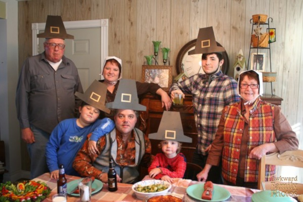 PHOTO: Thanksgiving is always a great time to take some awkward family photos. 
