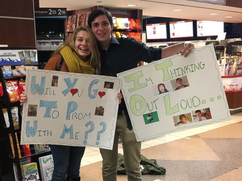PHOTO: Blake Du Bois surprised his girlfriend Valeria Johnson in the baggage claim at San Jose International Airport with a serenade of Ed Sheeran's "Thinking Out Loud."