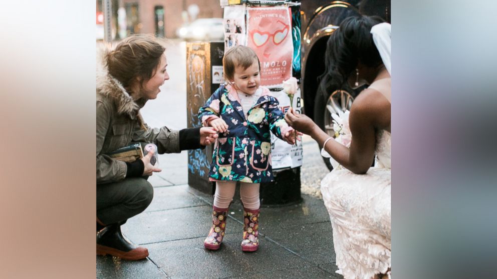 PHOTO: A little girl thought this bride, Shandace Robertson, was the real-life princess from the cover of her "favorite book."