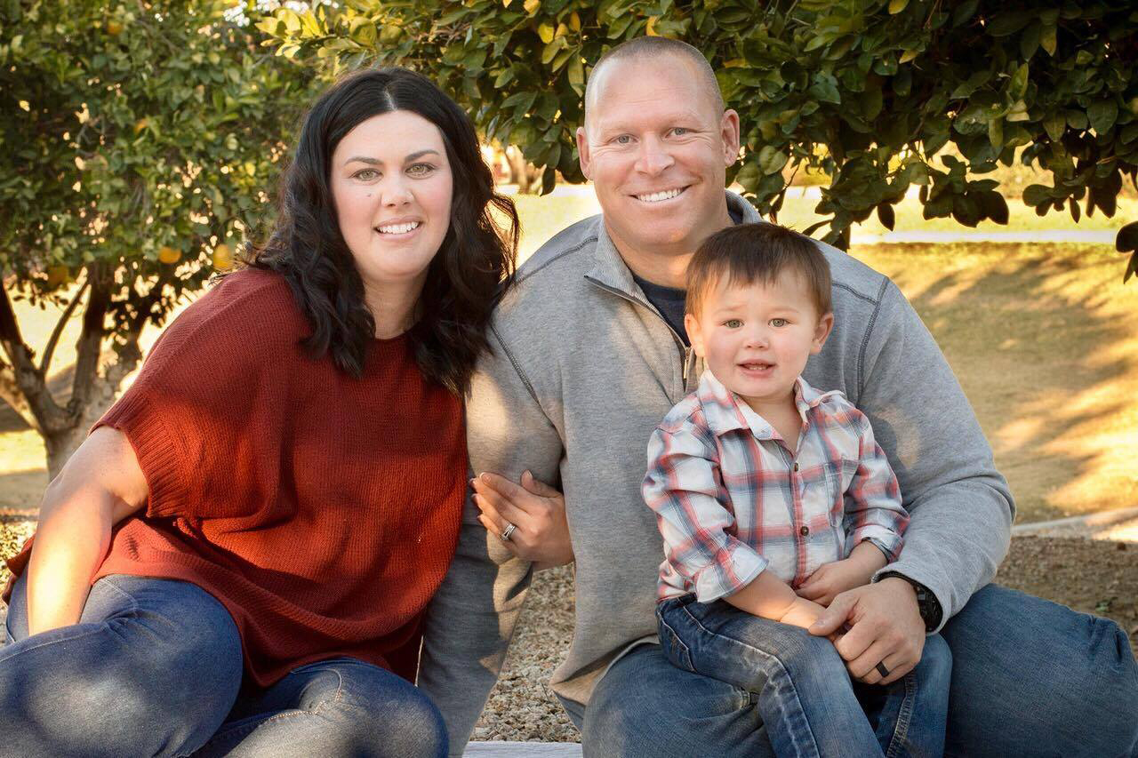 PHOTO: Jaclyn, Shawn and Ryker McFarland seen in this undated photo. 