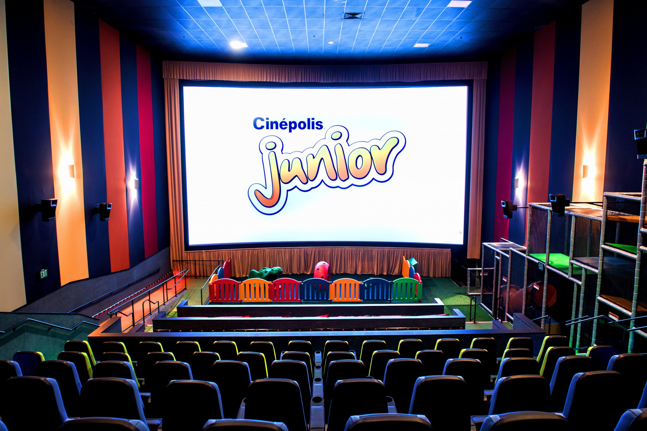 PHOTO: Cinepolis in Pico Rivera, Calif., offers a playground for kids inside their Junior auditorium.