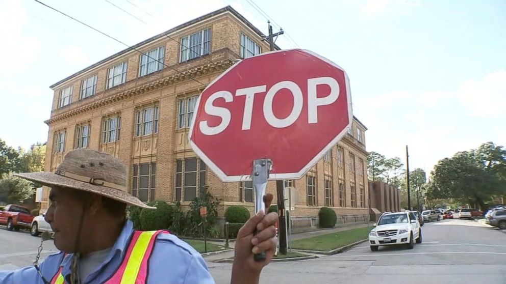 PHOTO: The parents and friends of students at Harvard Elementary School in Harvard, Texas, have raised over $5,500 to help repair a beloved crossing guard's prosthetic leg. 
