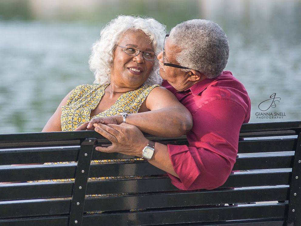 PHOTO:Lucinda Myers, 67, and Murphy Wilson, 70, plan to wed on July 29, 2017.