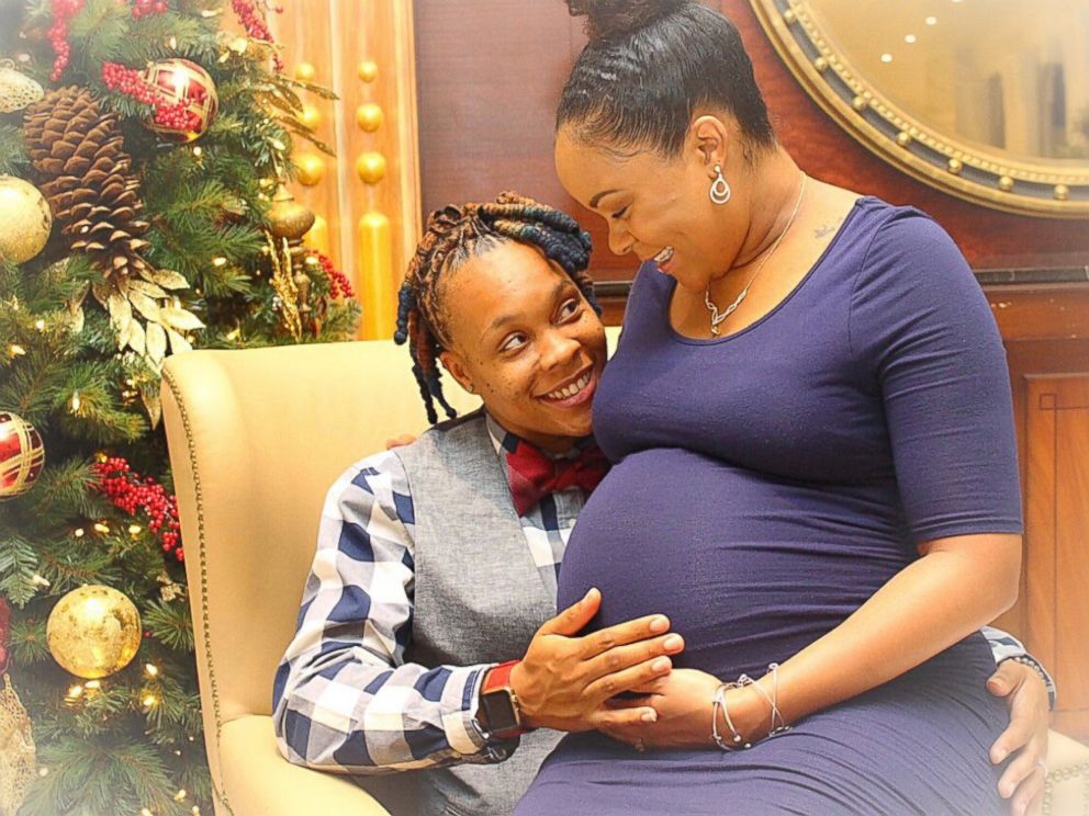 PHOTO: Same-sex couple Essence and Lauren Coggins are celebrating their first Mother's Day after welcoming their first child, Averie Wethers Coggins last December.
