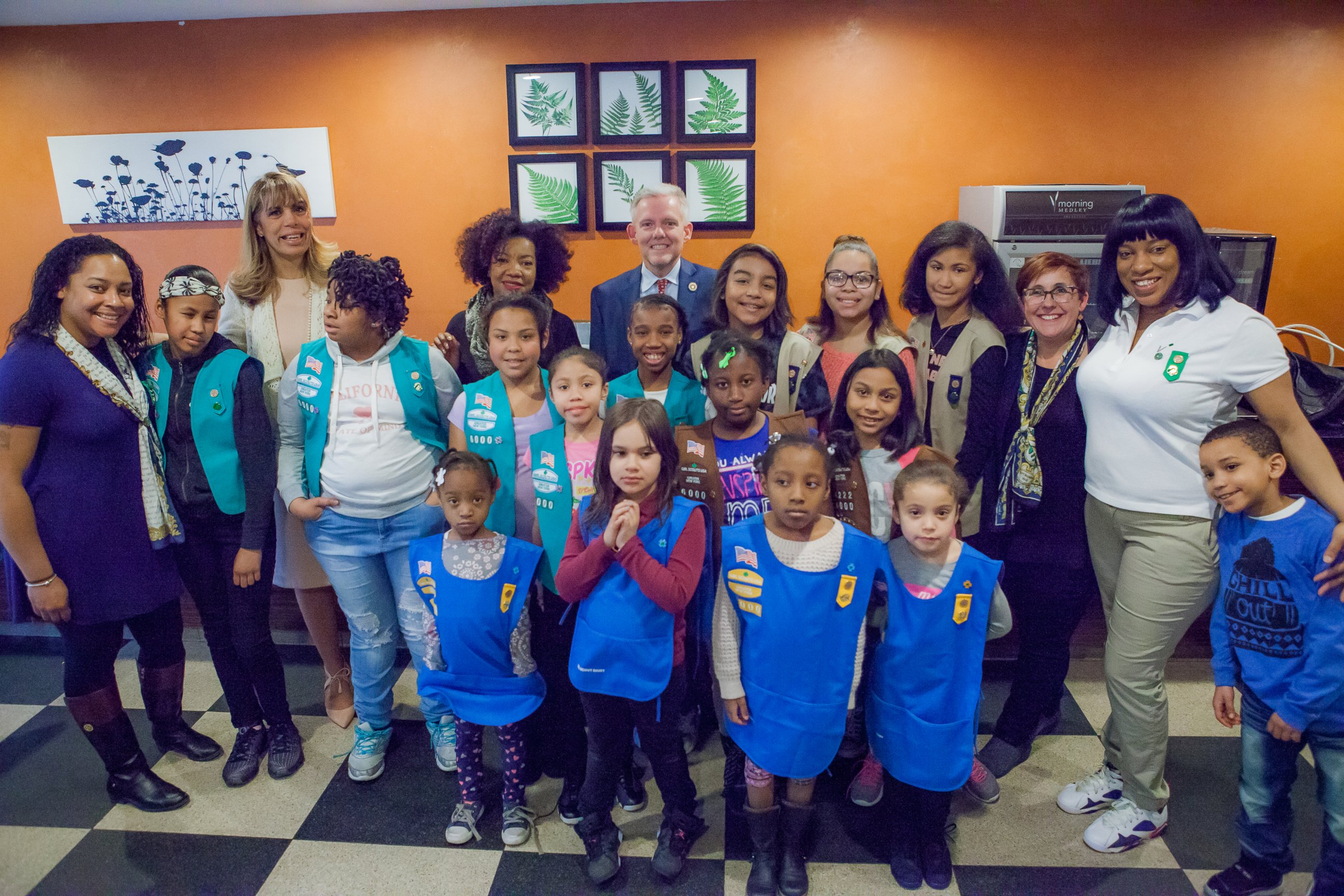 PHOTO: Girl Scout Troop 6000 is the first single unit troop that services homeless girls and women in the New York area.