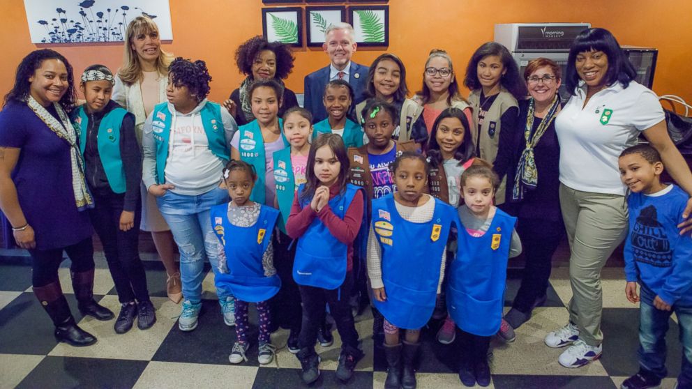 PHOTO: Girl Scout Troop 6000 is the first single unit troop that services homeless girls and women in the New York area.
