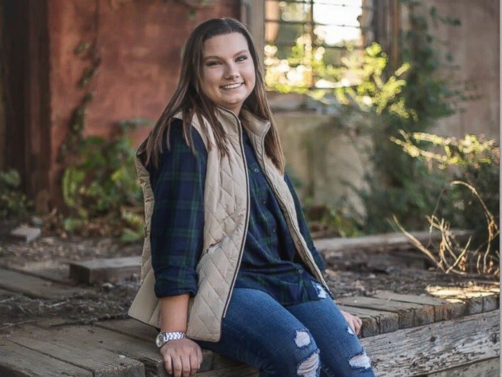 PHOTO: Mckenzi Middlebrooks, who is battling two forms of cancer, decided to take control by shaving her head before she lost it through her treatment.
