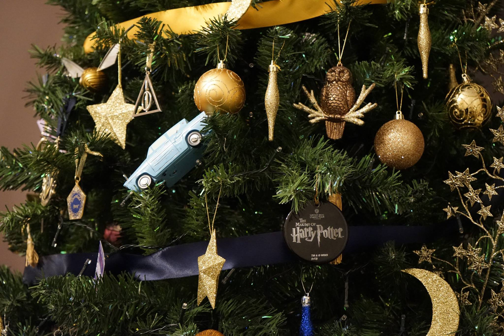 Harry Potter themed Christmas tree decorations