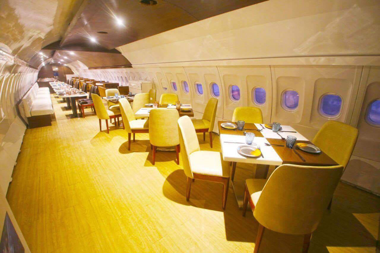 PHOTO: Hawai Adda is a vegetarian restaurant located inside a repurposed Airbus A320.