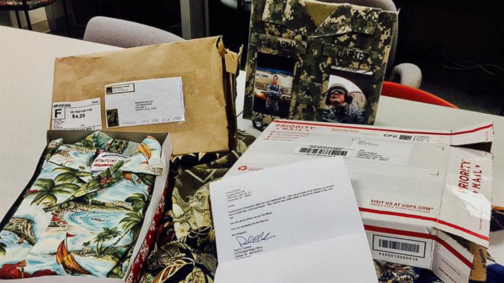 PHOTO: Gwen Pollard, of Easley, South Carolina, is sending more than 300 Hawaiian shirts to her son and fellow soldiers overseas.