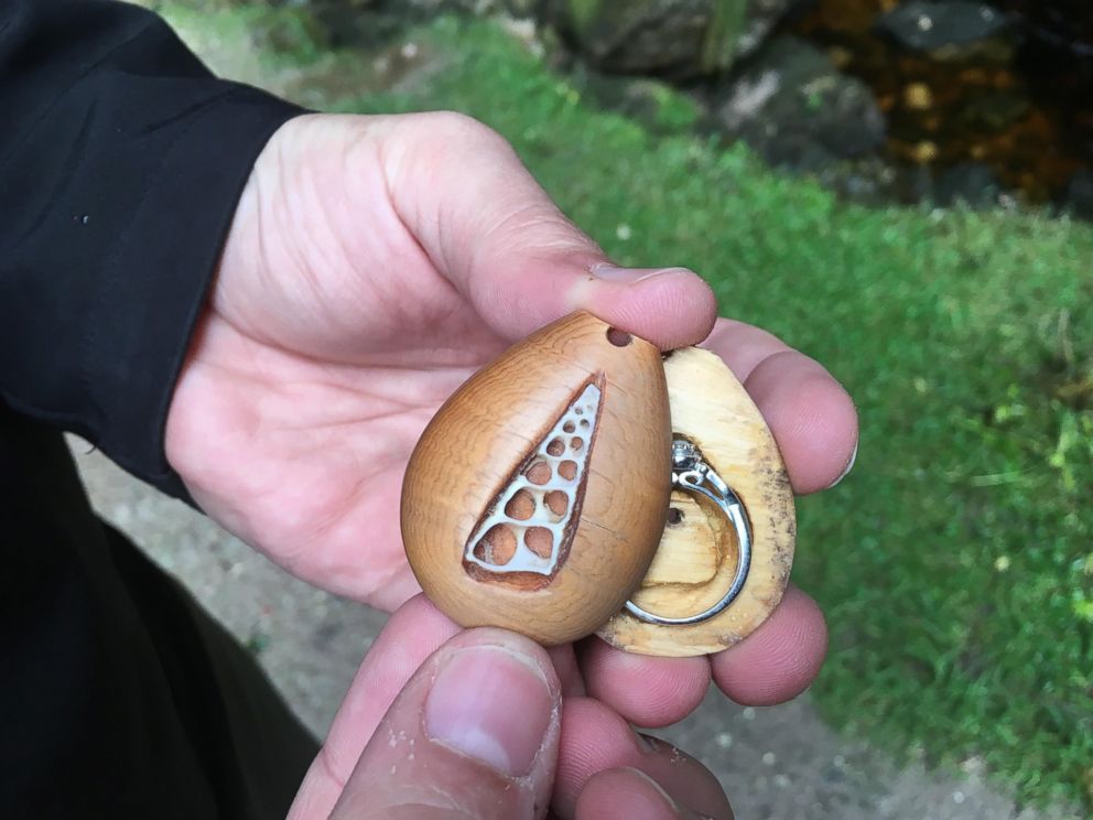 PHOTO: Terry and Anna, of Tasmania, Australia, became engaged after Anna realized her engagement ring was hidden in a necklace for over a year.