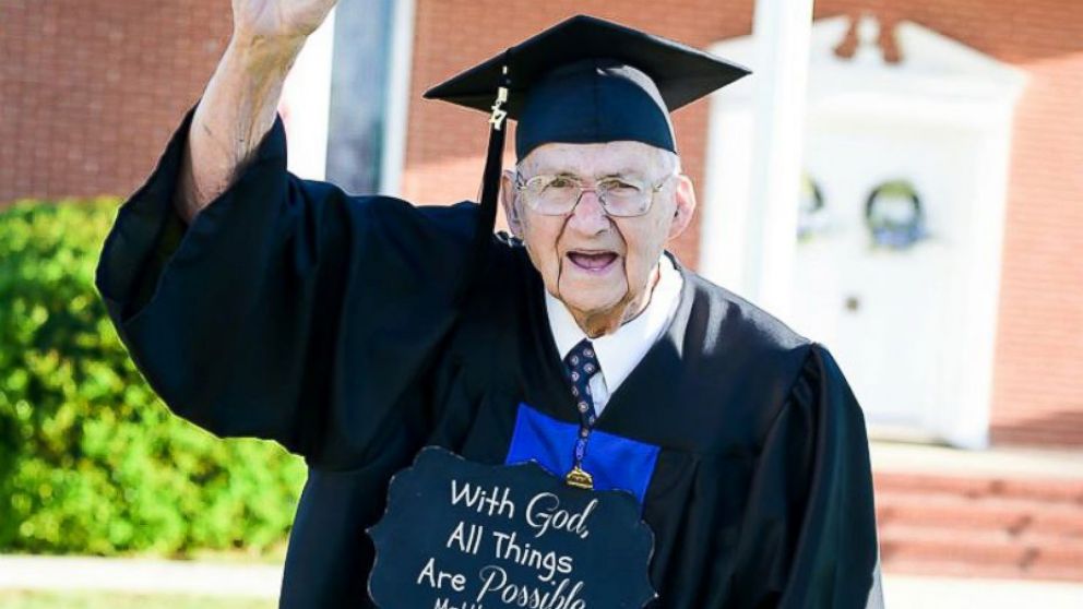 PHOTO: Horace Sheffield of Barnesville, Georgia, graduated from Shorter University with his Bachelor of Science in Christian studies.