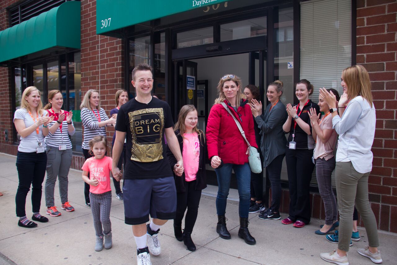 PHOTO: Cole Thomas of Rochelle, Illinois, walked out of rehab seven months after a car wreck left him paralyzed. 