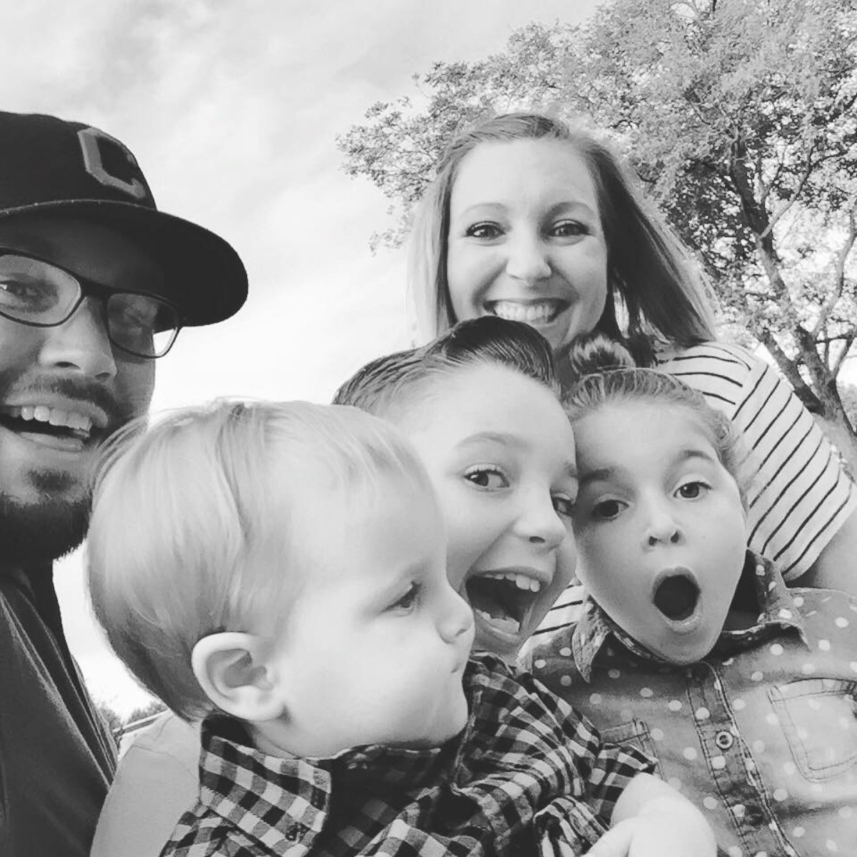 PHOTO: Jennifer and Andrew Pope seen in an undated photo with their children, Boston, 9, Ella Reese, 7 and Lennon, 18 months.