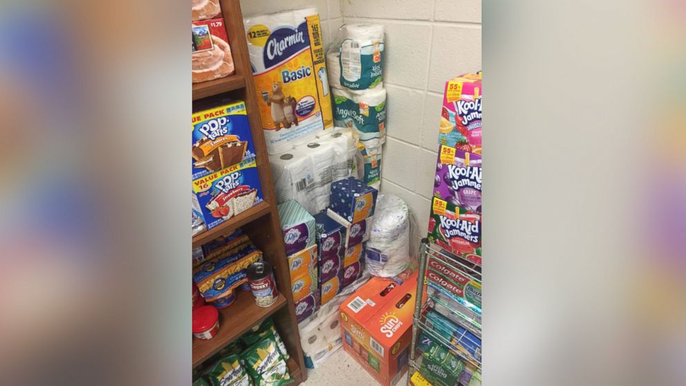 PHOTO: Justin Franks, 20, started a donation-based food pantry in his dorm at Alabama A&M University in Normal, Alabama. 