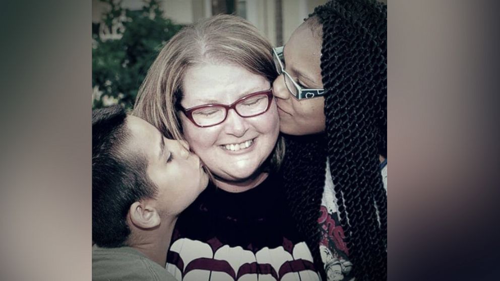 PHOTO: Amy Dean-Gerving of Brandon, Florida, who is adopting her third child, us seen in an undated photo with her two children. 