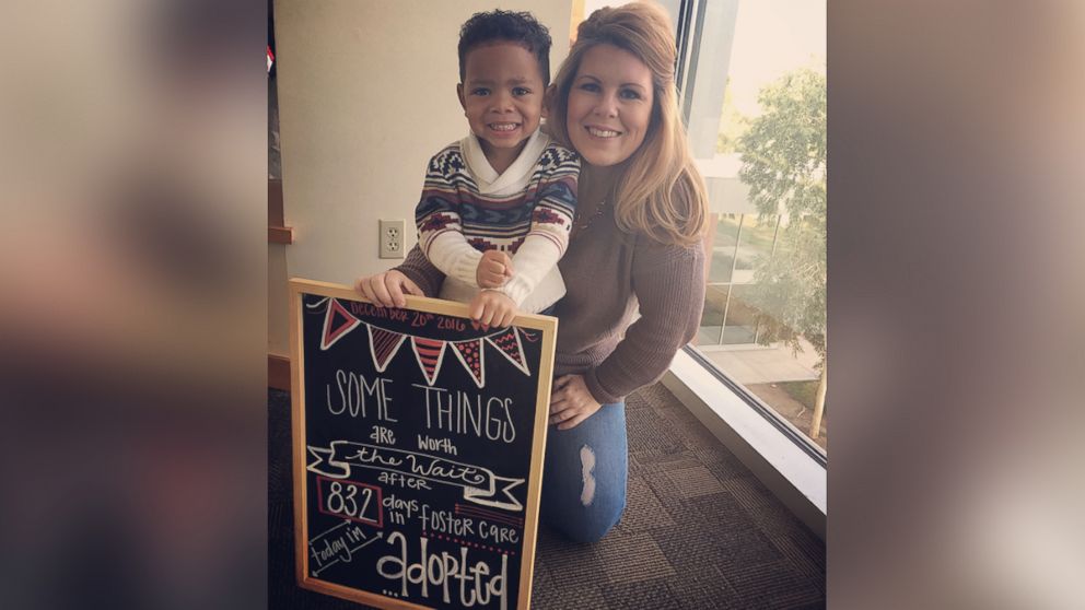 PHOTO: Michael Brown was adopted after 832 days in foster care. 