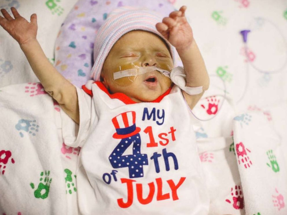 PHOTO: The neonatal intensive care unit at Advocate Childrens Hospital in Chicago threw a Fourth of July celebration for its tiniest patients.