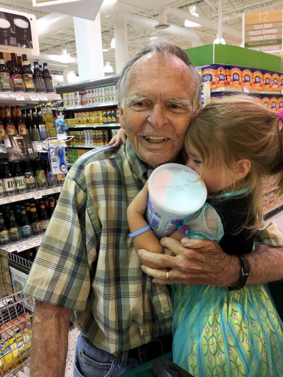 PHOTO: Dan Peterson and Norah Wood met at a grocery store.