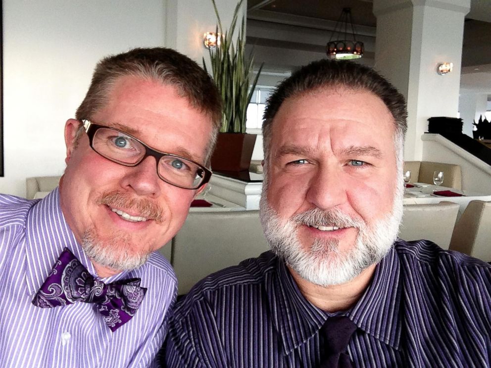 PHOTO: Nicholas Cardello and Kurt English of Tampa, Florida have been together for 25 years.