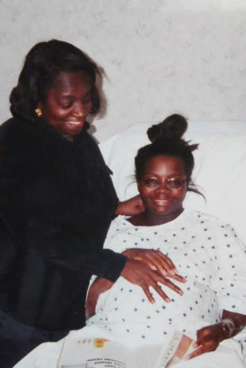 PHOTO: Melvina Young with her mother Sadie, who inspires the Mother's Day cards she writes for Hallmark.