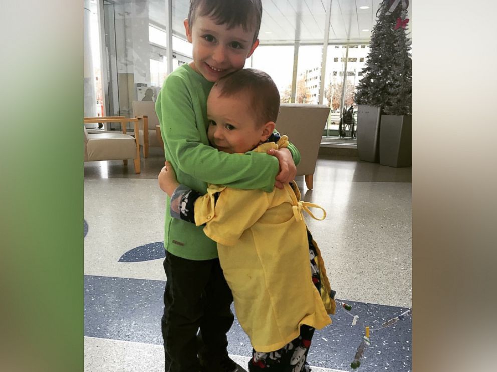 PHOTO: Logan Kinzel seen in an undated photo with his older brother, Rowan Kinzel, 4.